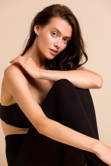 ciepłę czarne rajstopy