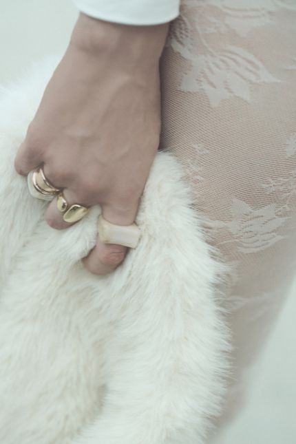 wzorzyste rajstopy detal